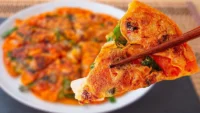 Easy Spicy Korean Kimchi Pancakes Recipe for a Quick Snack