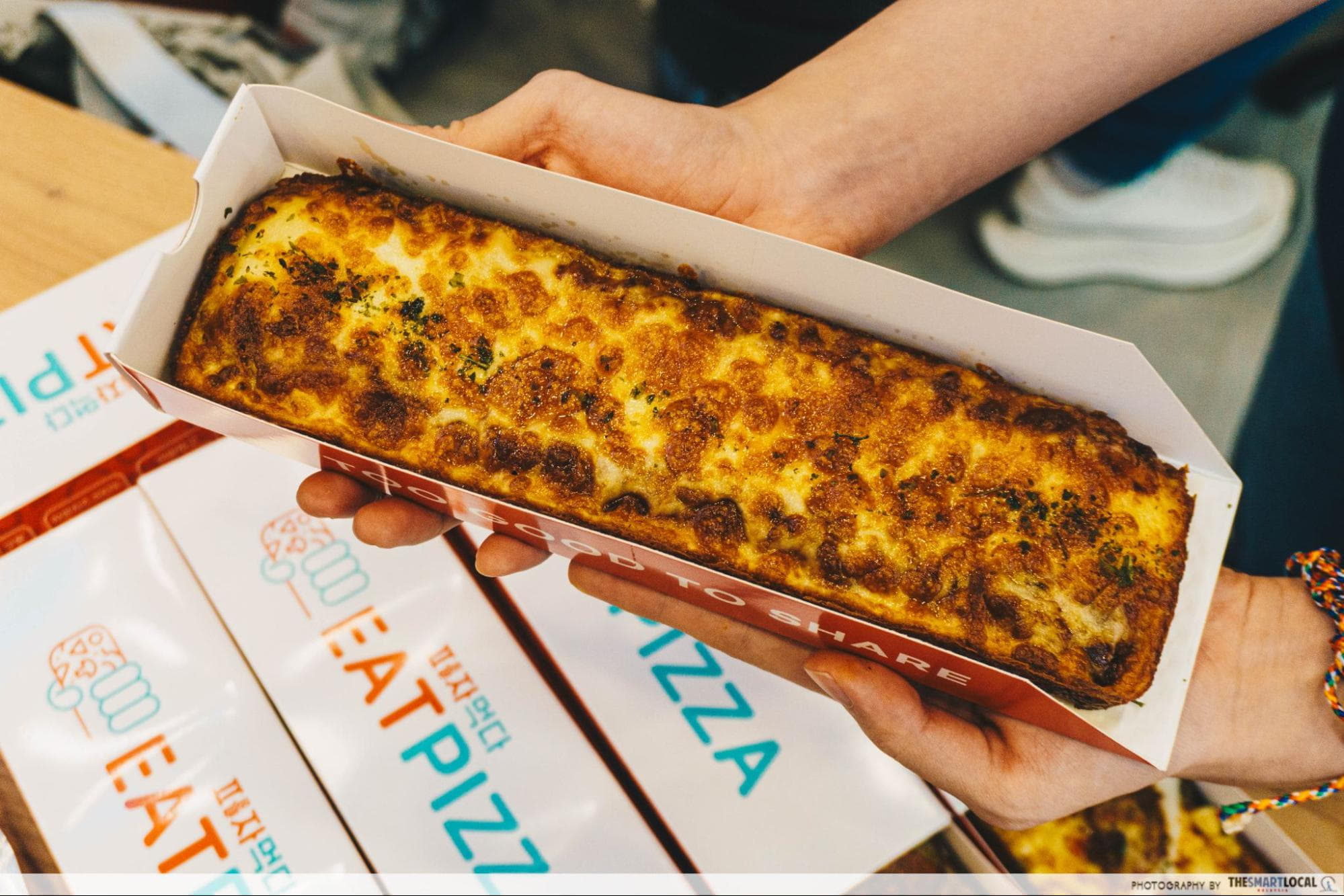 Eat Pizza in Pavilion Bukit Jalil - triple cheese