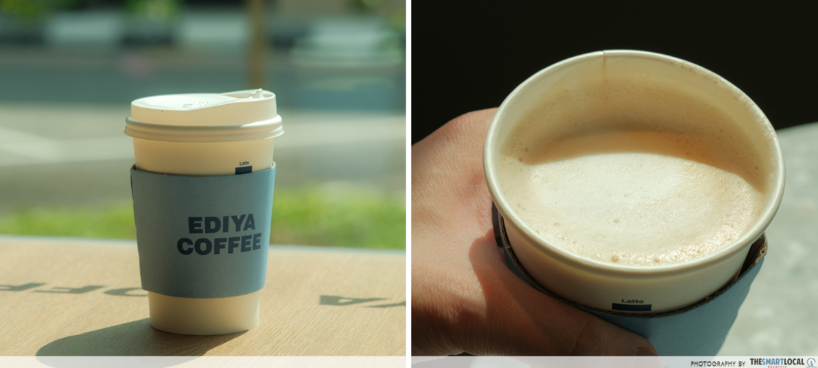 coffee chains malaysia - ediya latte