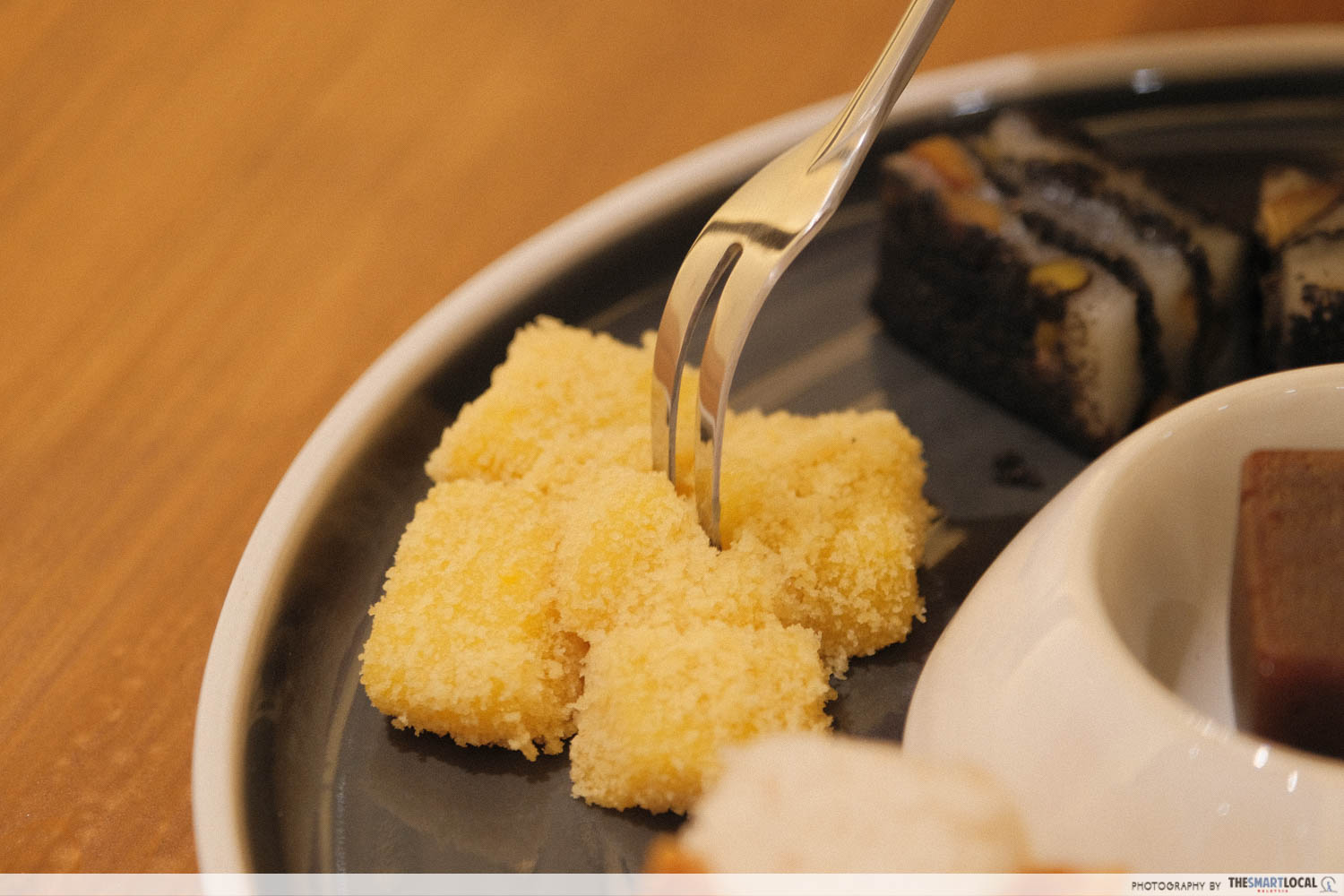 Siru-pumpkin castella injeolmi