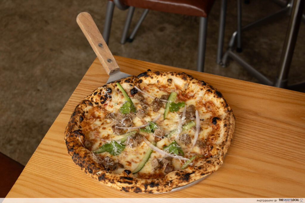 Peanut Satay Lamb Pizza