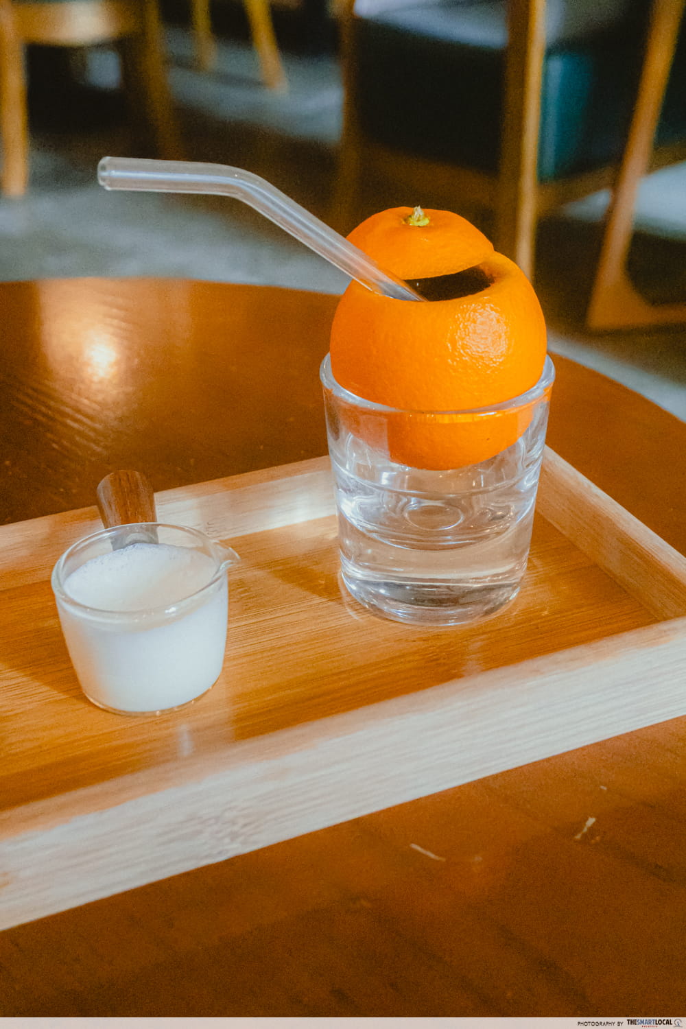 Kwong Cheung Loong Kopitiam Bar - orange macchiato