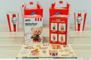KFC x Butterbear Collab Has Blind Box Keychain Charms & Sticker Freebies In Their Chicky Meals