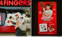 Get A Free BTS V Postcard Set When You Order A Combo Meal At 4Fingers Till 31st Aug