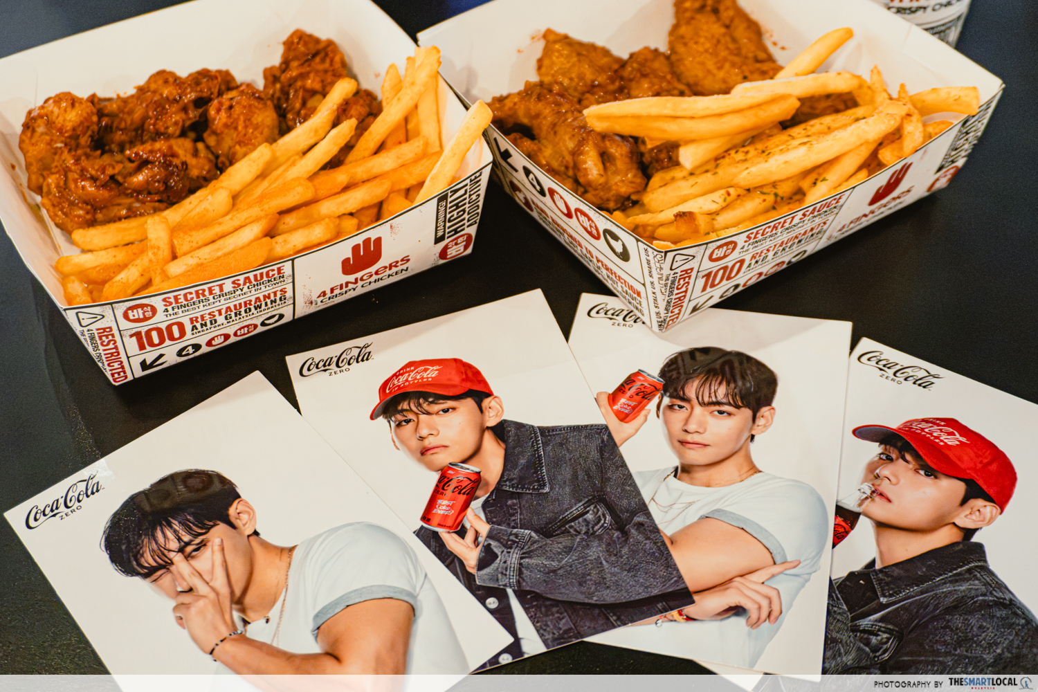 bts v x 4fingers malaysia - postcard set